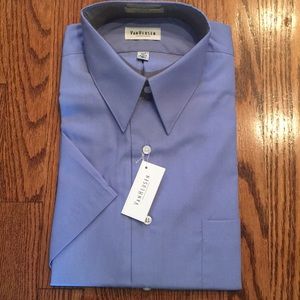 Van Heusen Poplin Half Sleeve Button Down Shirt